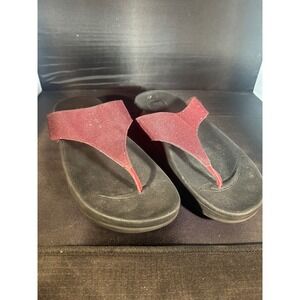 FitFlop iQushion Sparkle‎ Glitter Flip Flops Sandals Womens Shoes Size 8